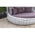 Classy Design Polyethylene Rattan Sunbed or Daybed For Outdoor Garden Patio Beach Resort Pool Wicker Furnitre